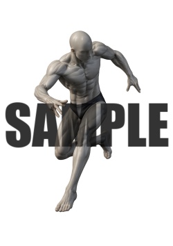 透過PNG素材|アクションポーズ_ダイナミック_0013 / Transparent PNG image material | Action_pose_Dynamic_0013