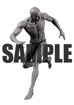 透過PNG素材|アクションポーズ_ダイナミック_0013 / Transparent PNG image material | Action_pose_Dynamic_0013