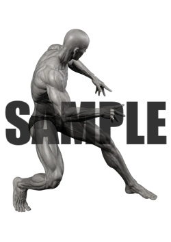 透過PNG素材|アクションポーズ_ダイナミック_0015 / Transparent PNG image material | Action_pose_Dynamic_0015