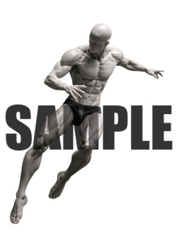 透過PNG素材｜アクションポーズ_ドラマティック_0033 / Transparent PNG image material | Action_pose_Dramatic_0033