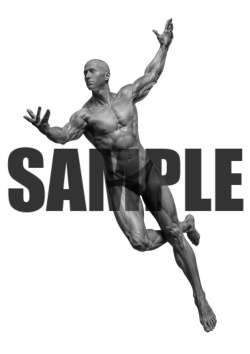 透過PNG素材|アクションポーズ_ドラマティック_0012 / Transparent PNG image material | Action_pose_Dramatic_0012