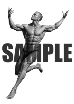 透過PNG素材｜アクションポーズ_ドラマティック_0014 / Transparent PNG image material | Action_pose_Dramatic_0014