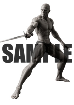 透過PNG素材｜アクションポーズ_ソード_0040 / Transparent PNG image material | Action_pose_Sword_0040
