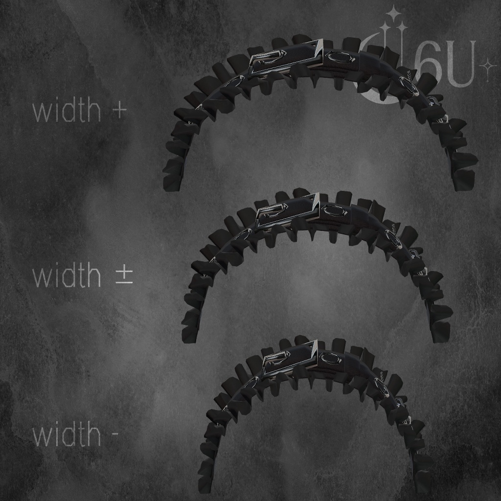 【VRC想定アクセサリー】冥-Mei-