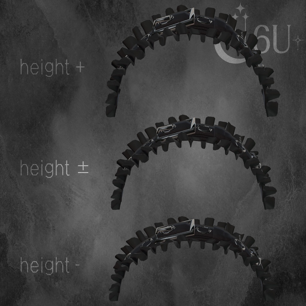 【VRC想定アクセサリー】冥-Mei-