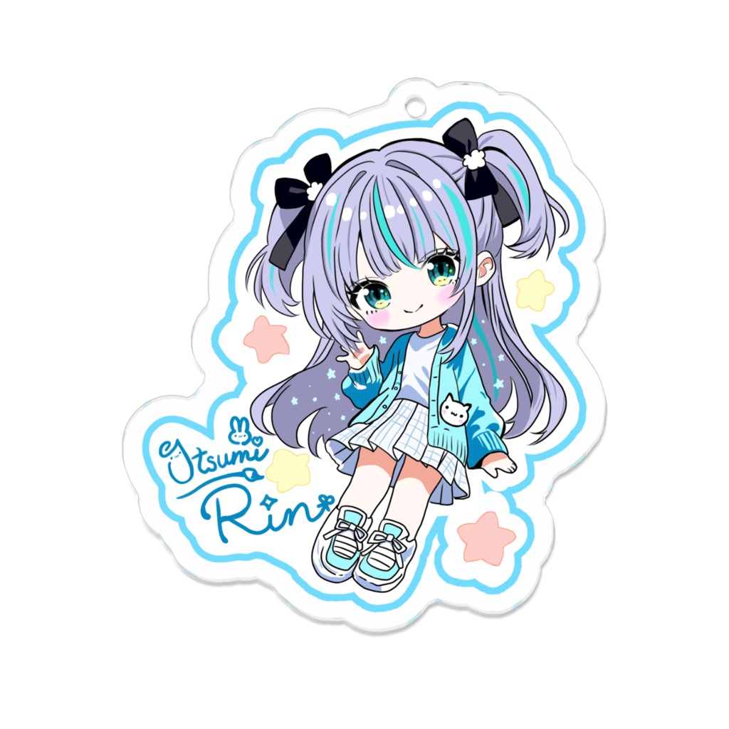 宇津見りん　きらきらアクキー