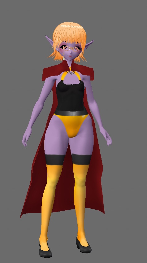 Purple Femboy Elf for Vtubing