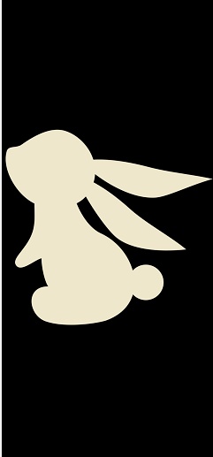【OBS用】うさぎトランジション　縦画面用