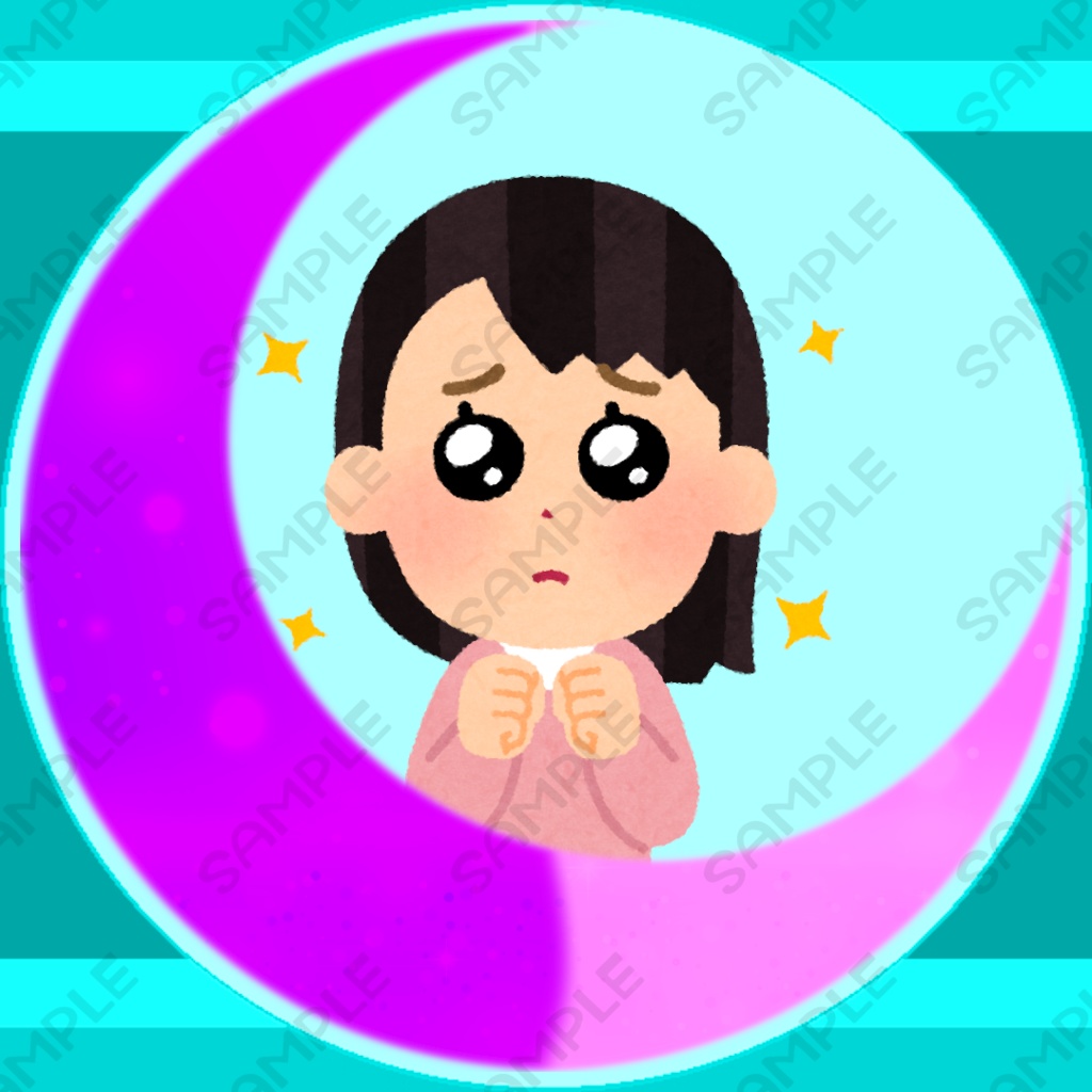 【全4種類】月形アイコンリング