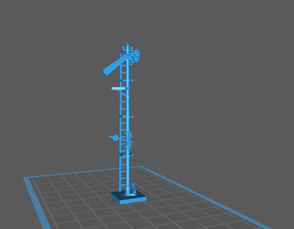 腕木式信号機(HO,16番ゲージ用)