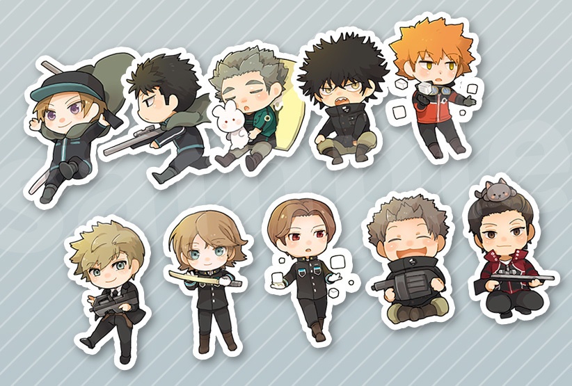 18歳組フレークシール(再登場)