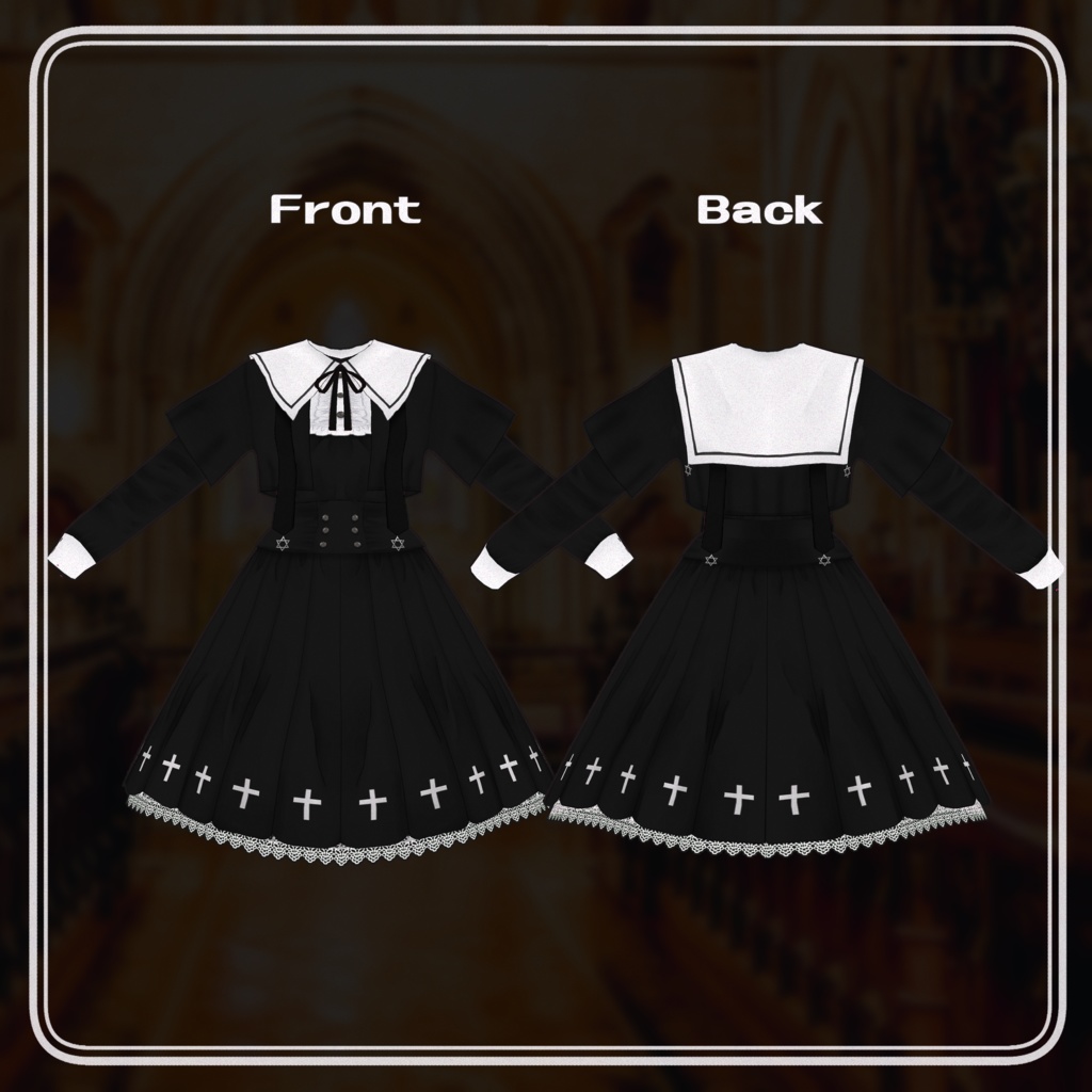 【VRoid向けテクスチャ】VampirePriest