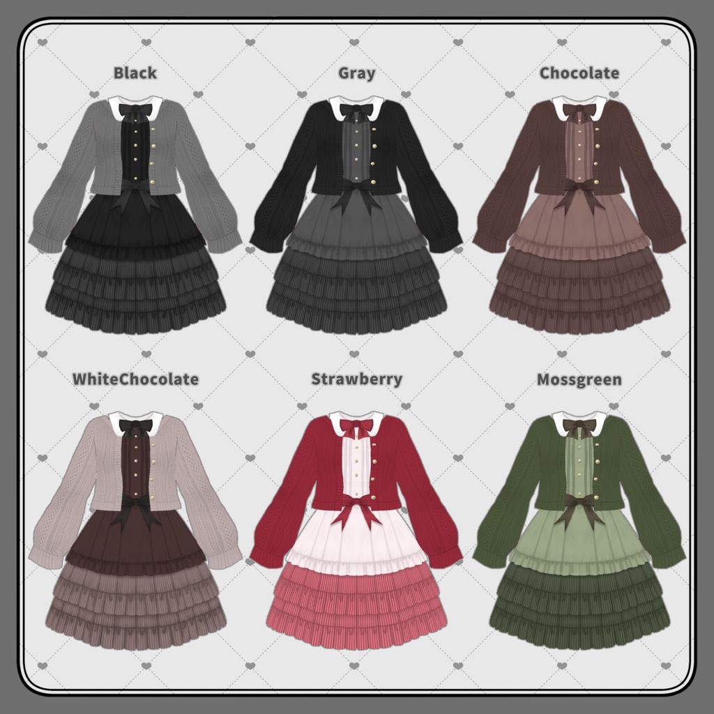 【VRoid向けテクスチャ】MeltyCocoa