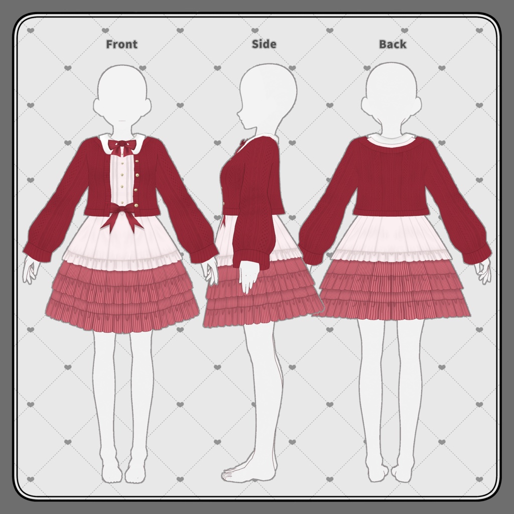 【VRoid向けテクスチャ】MeltyCocoa