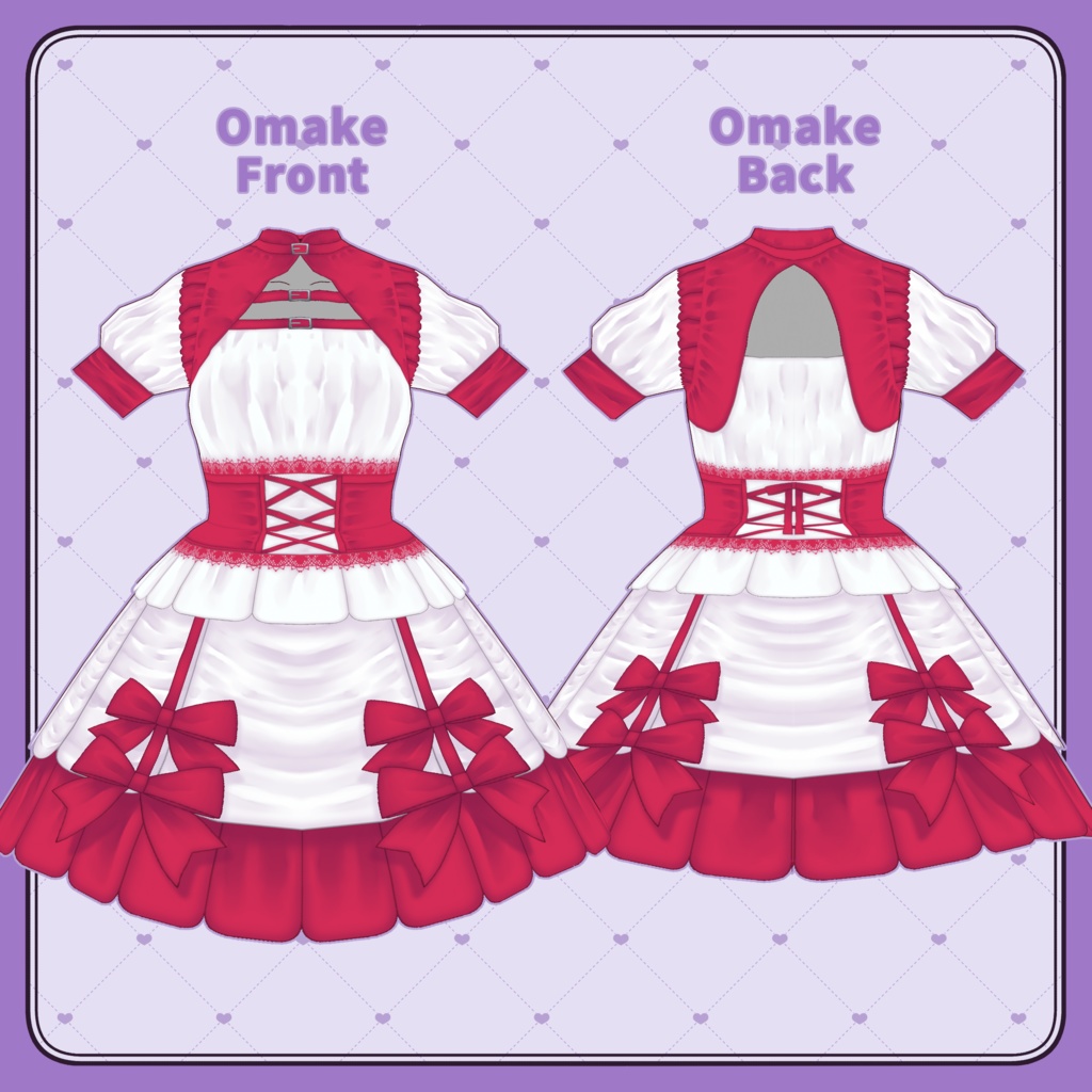 【VRoid向けテクスチャ】RibbonKitty