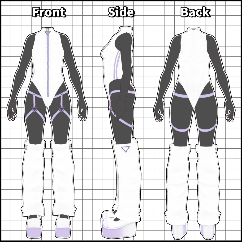 【VRoid向けテクスチャ】サブカルジャージ風水着