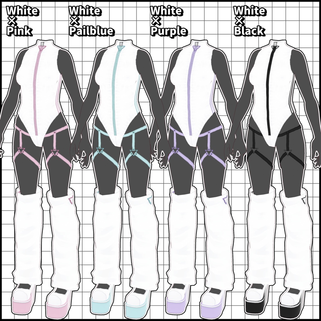 【VRoid向けテクスチャ】サブカルジャージ風水着