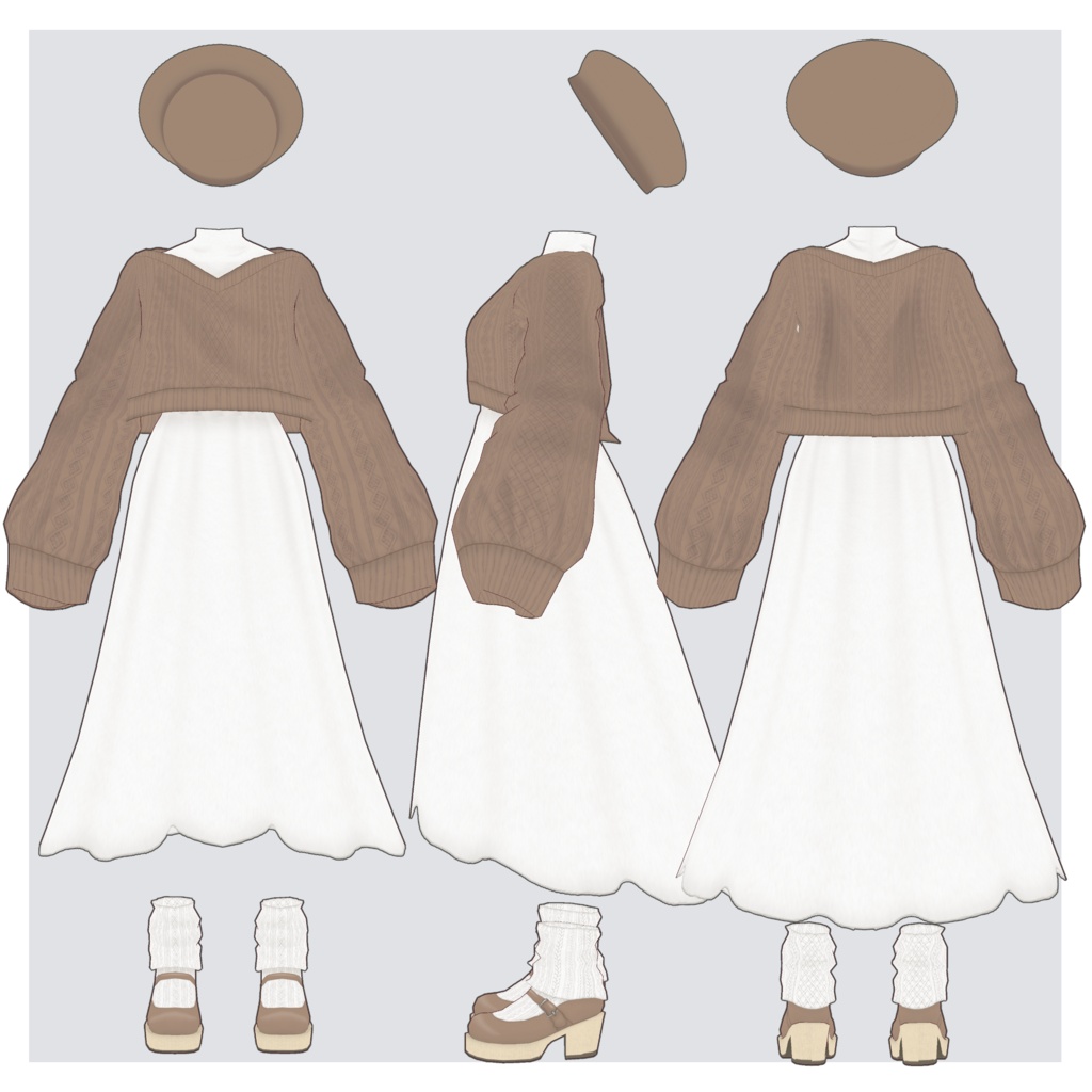 【VRoid向けテクスチャ】AutumnSetup