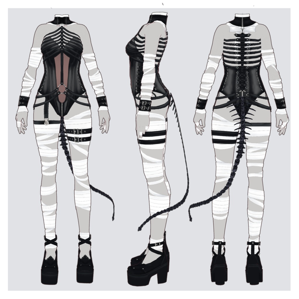 【VRoid向けテクスチャ】Mummy