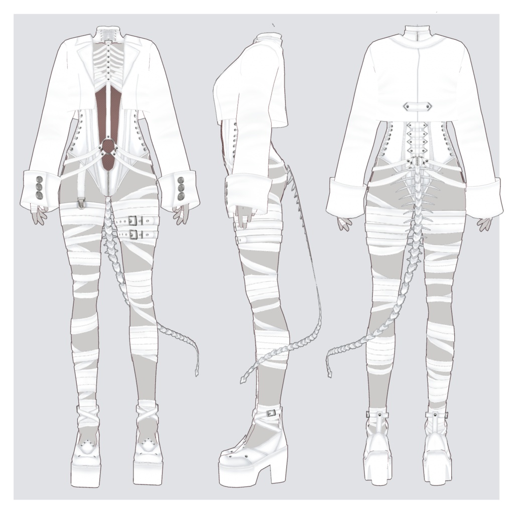 【VRoid向けテクスチャ】Mummy