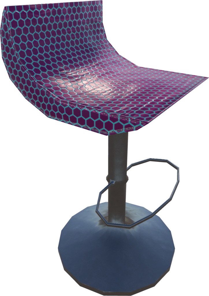 Sciwave Bar Stool | 科学波バースツール