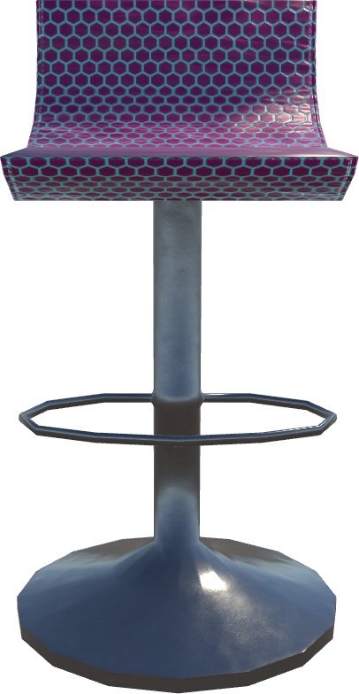 Sciwave Bar Stool | 科学波バースツール