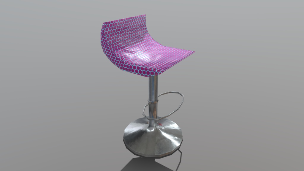 Sciwave Bar Stool | 科学波バースツール