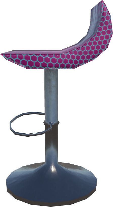 Sciwave Bar Stool | 科学波バースツール