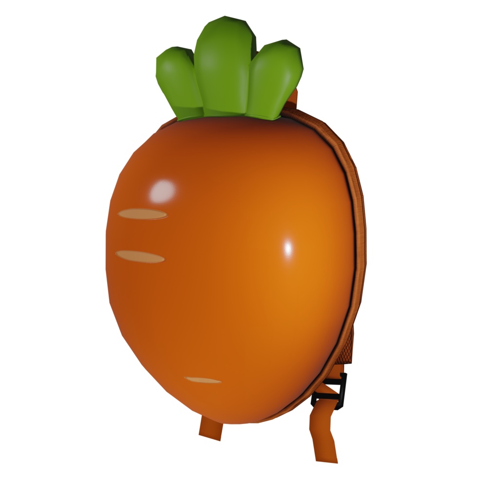 Hard-shell Carrot Backpack | ハードシェルにんじんバックパック