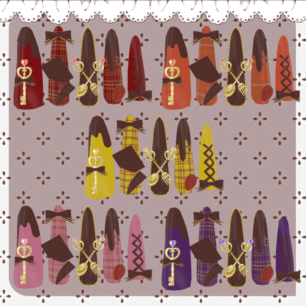 SALE【6Avater対応】チョコっとネイル【MA対応】