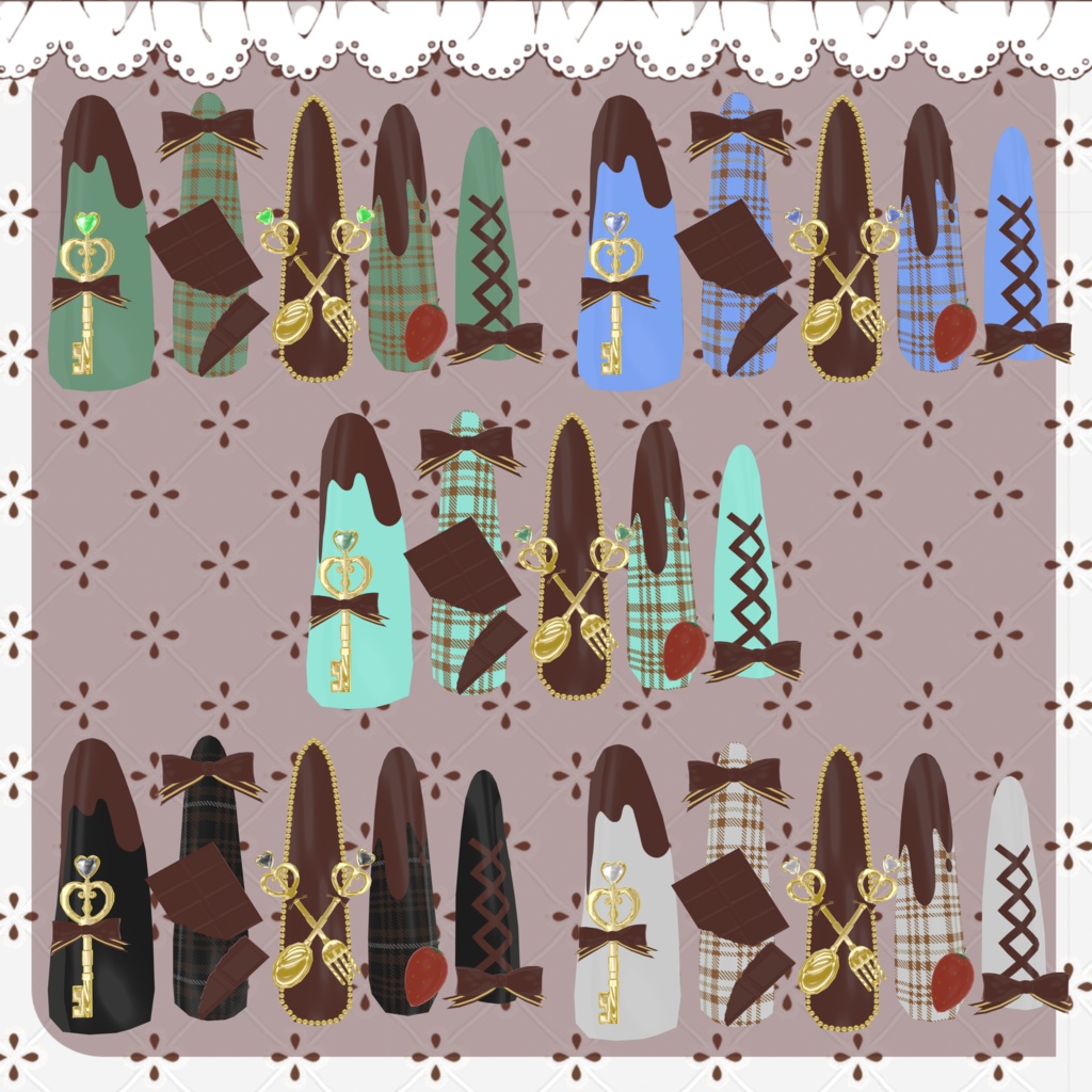SALE【6Avater対応】チョコっとネイル【MA対応】
