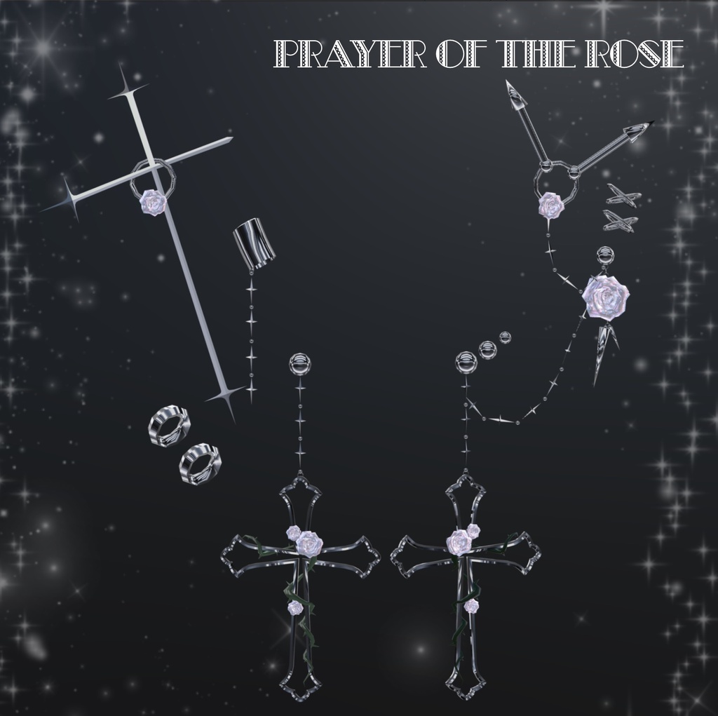 【VRC想定】Prayer of the rose【5avatar対応】