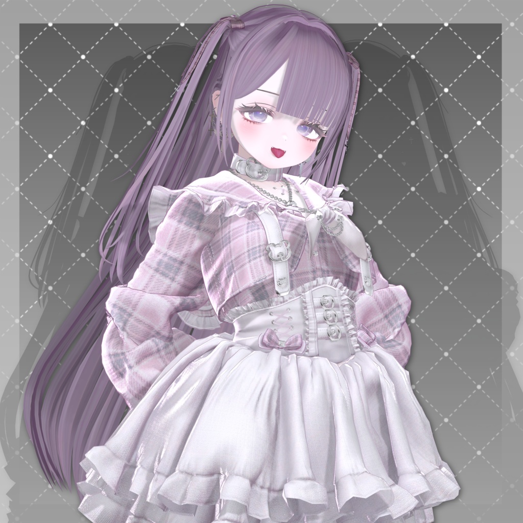 【無料版あり】Melune half twin hair【7Avatar対応】