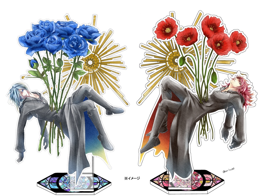 花瓶アクリルスタンド