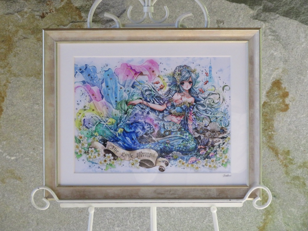 横山真弥 「恋？．．．人魚姫」 原画 - 美術品