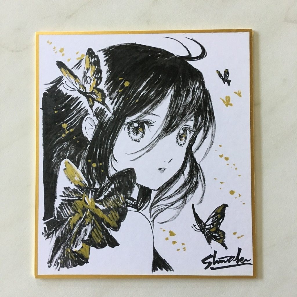 ミニ色紙 オリジナル ミニ色紙