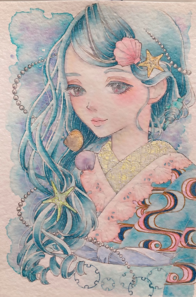 夏の海辺