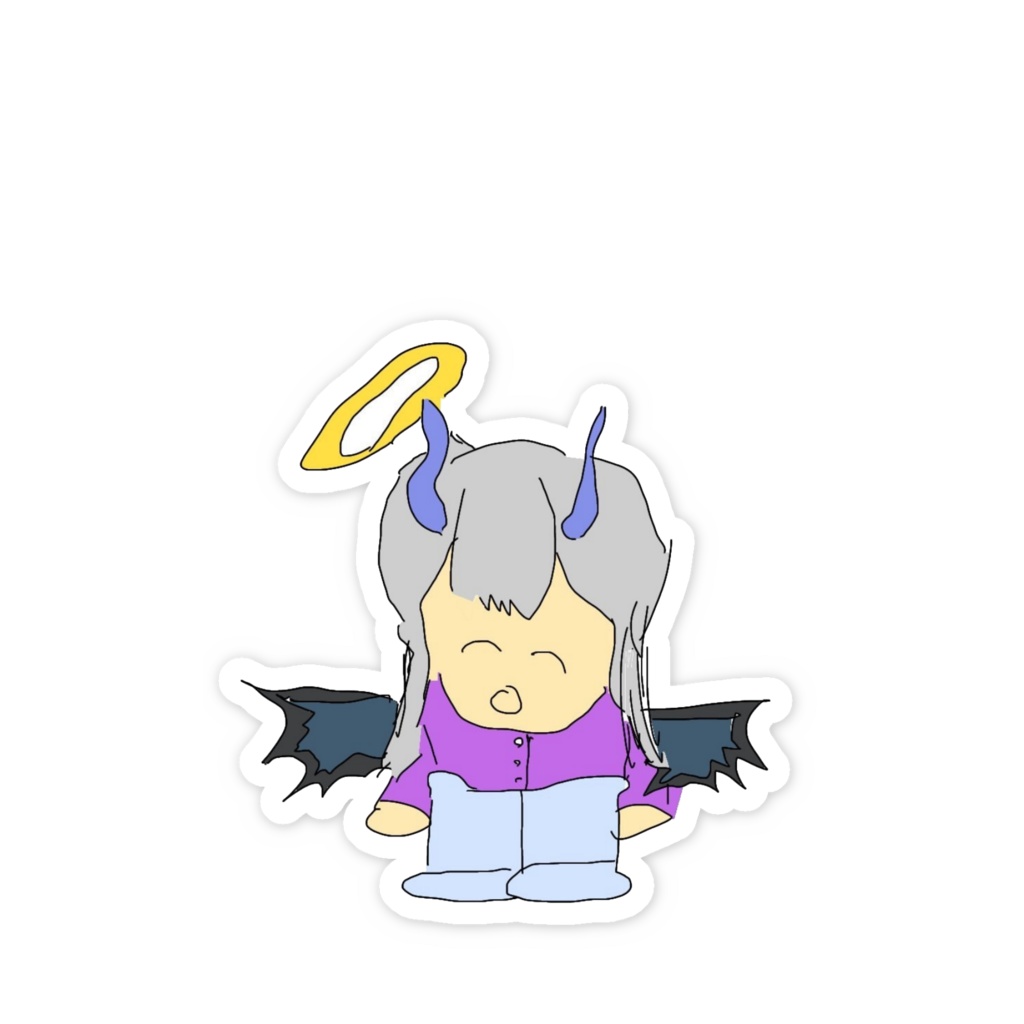 梅乃ちゃんステッカー【すみやき作】