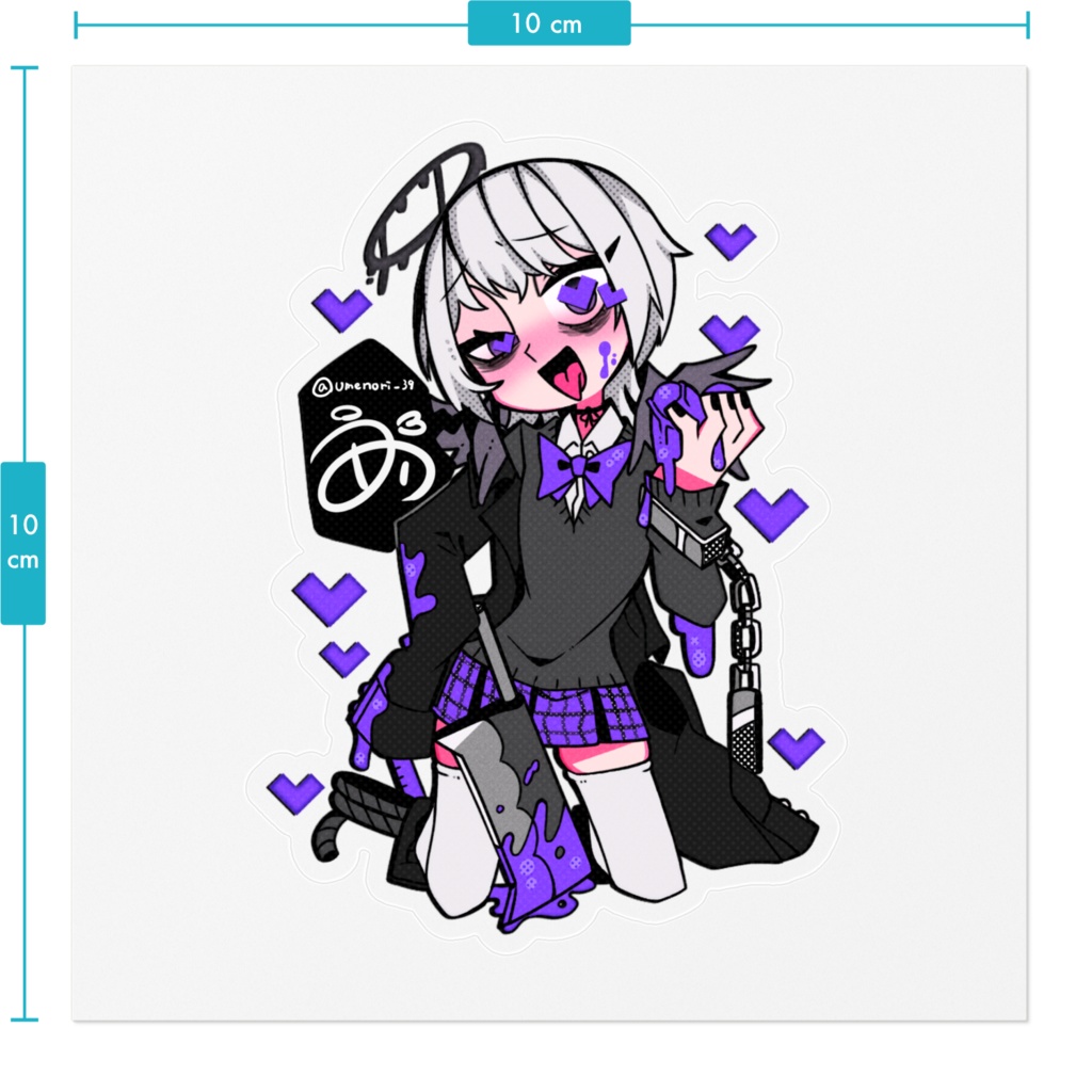 ヤンデレ梅乃ちゃん ステッカー