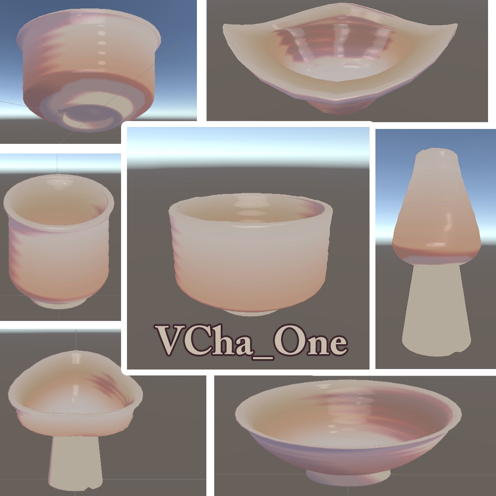 【VR茶道用自在茶碗】VCha_One【シェイプキーで手捻り！】