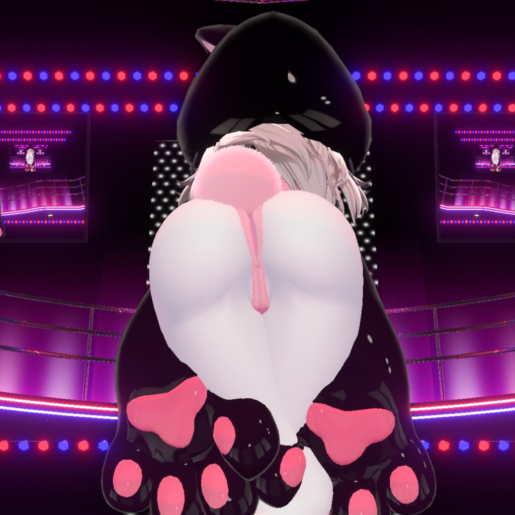 【VRChat向け肉球バニーパーカー】PuniBunnyParker【複数アバター対応】