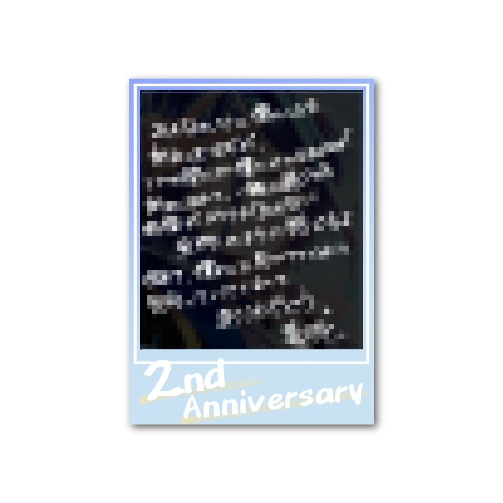 2周年記念フォトカード