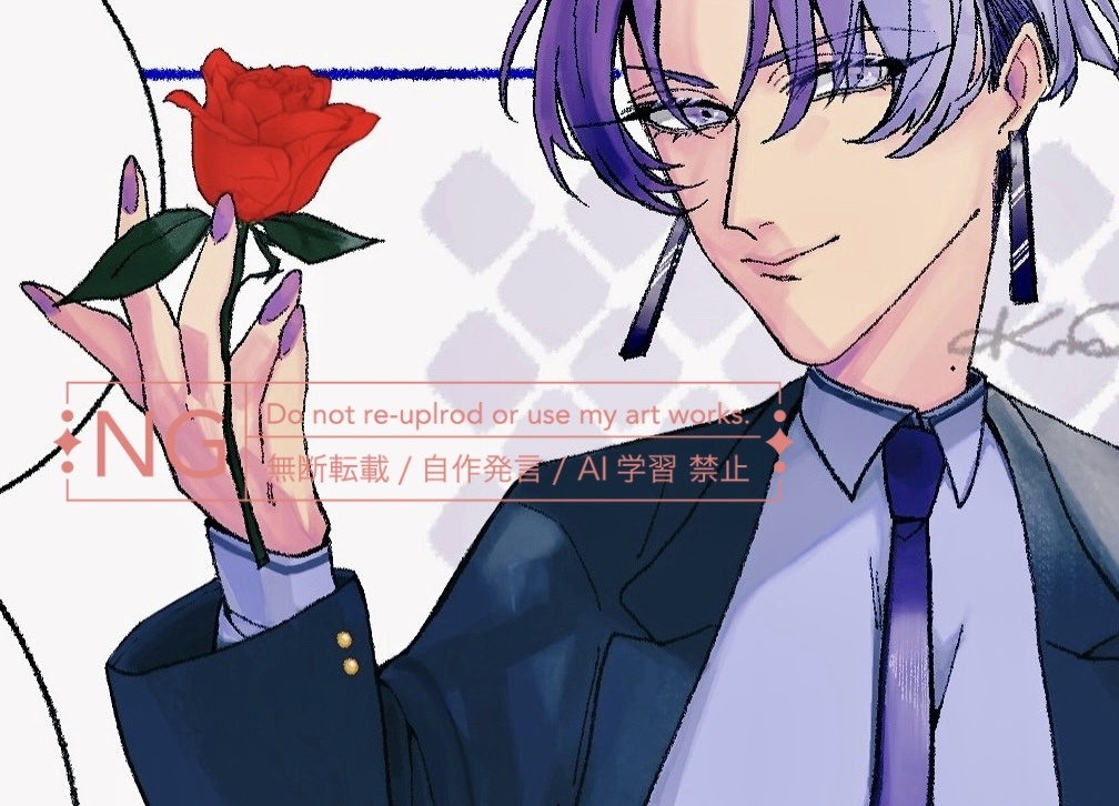 【きらきら】シンプルな横長ウォーターマーク