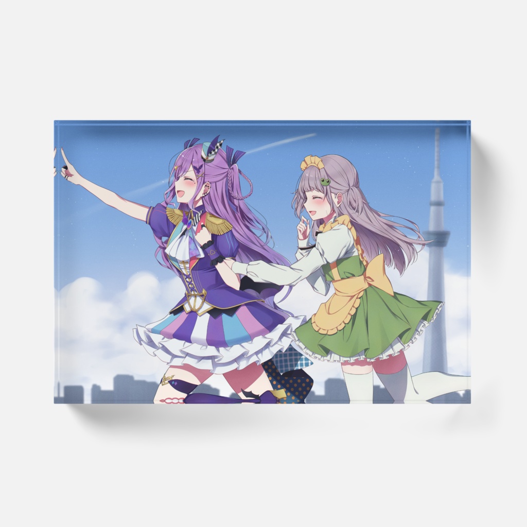 #なるきゅう。永久不滅 アクリルブロック 差分