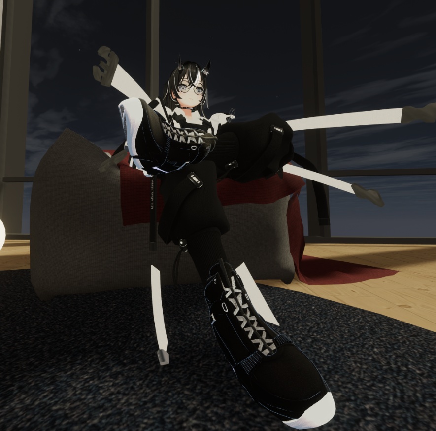 【VRChat想定】NEON STRIDE SHOES