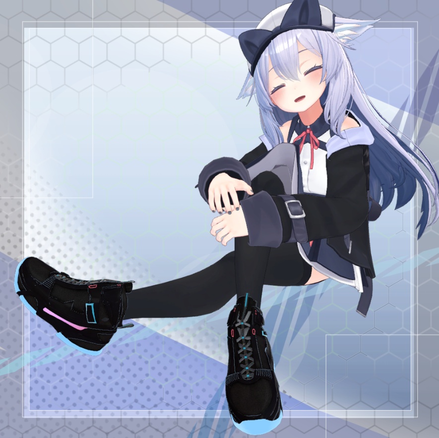 【VRChat想定】NEON STRIDE SHOES