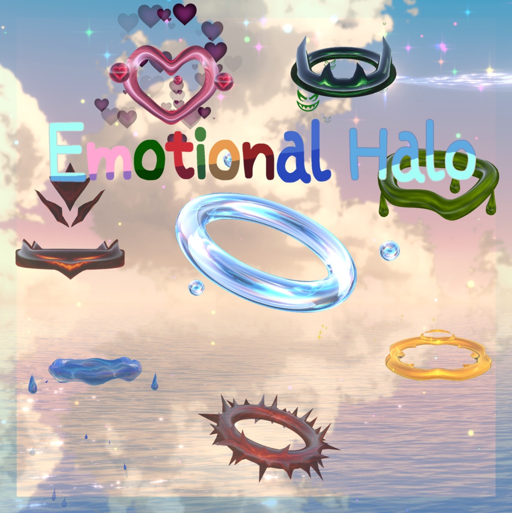 【VRC】エモーショナル ヘイロー | Emotional Halo