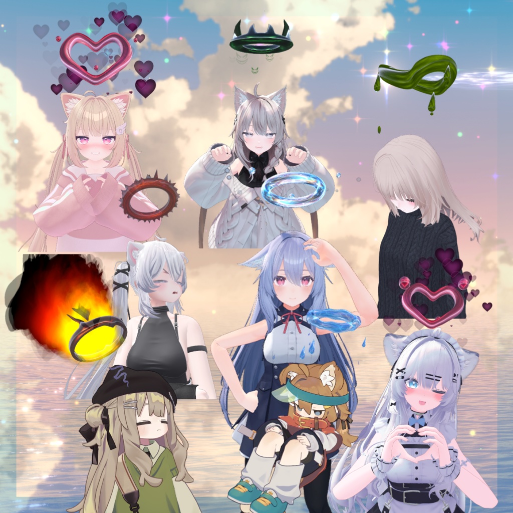 【VRC】エモーショナル ヘイロー | Emotional Halo