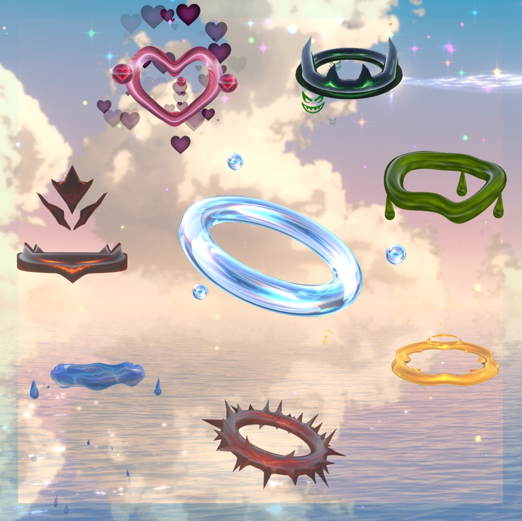 【VRC】エモーショナル ヘイロー | Emotional Halo