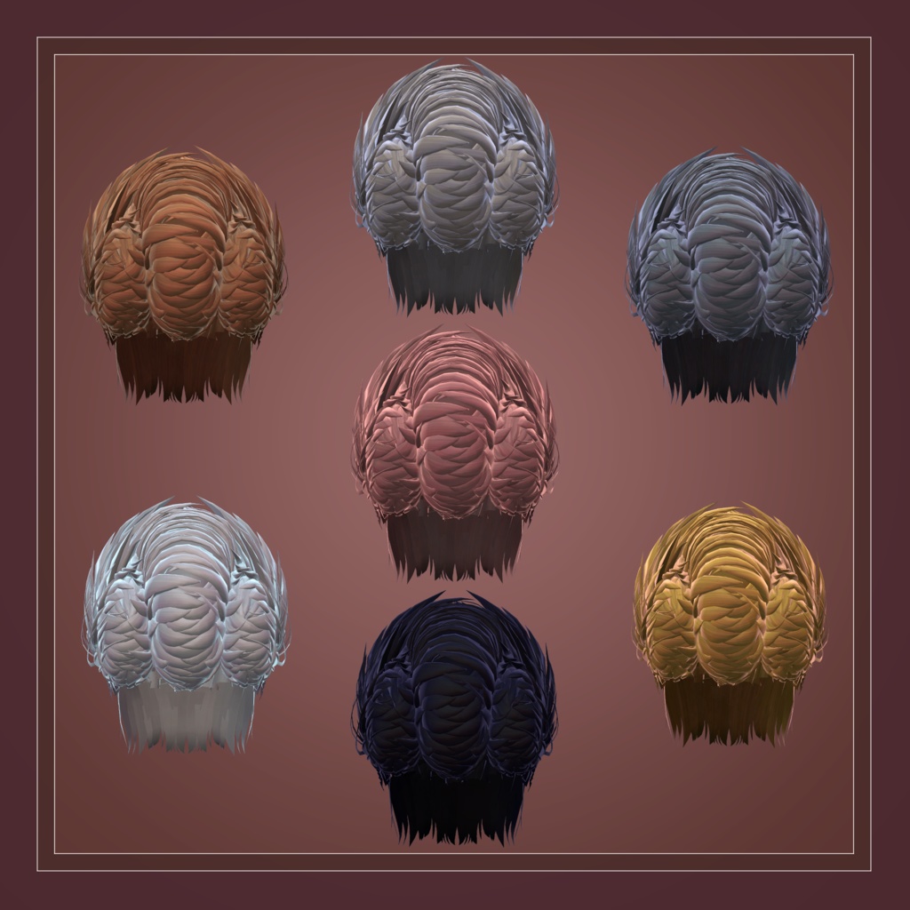 【9アバター対応】ThreebulletRigent -尖りまくりーぜんと【VRC想定】